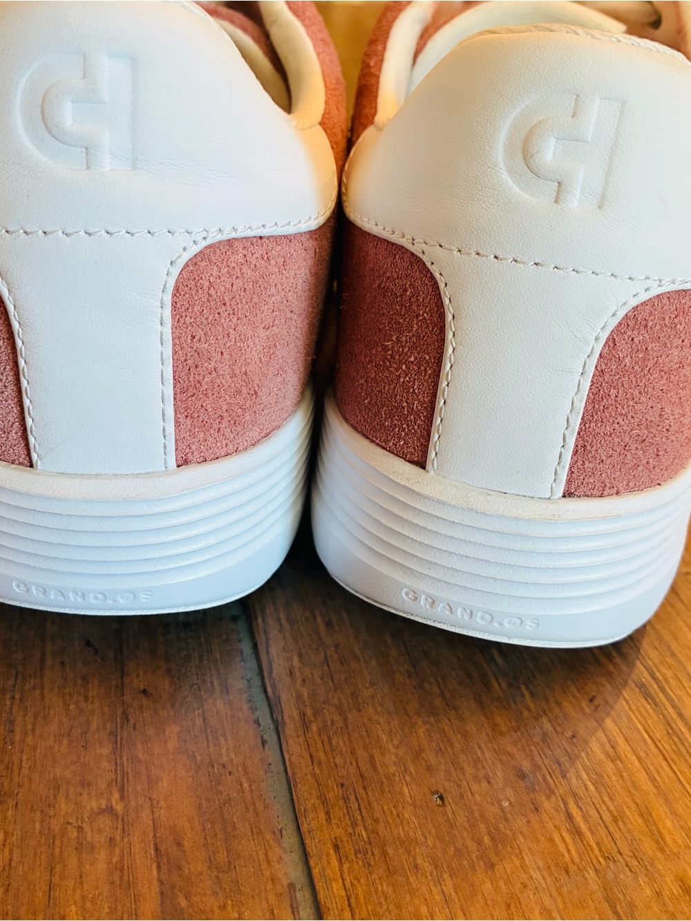 Women's Cole Hahn Joy Crosscourt suede sneakers. Pink size 9B - Picture 5 of 7